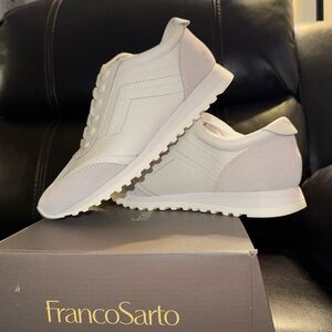 Franco Sarto Men's White Sneakers